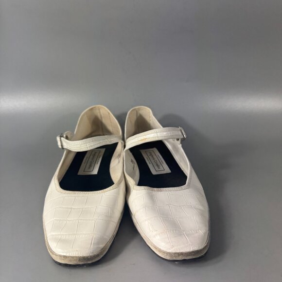 Drogheria Crivellini Home  Limited Square Toe White Niger, Size 38 - Picture 3 of 14